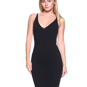 Libby Dress Black White